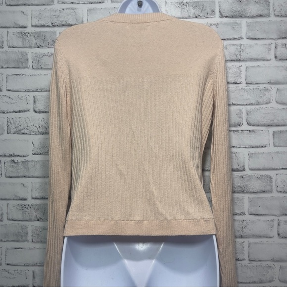 CAbi Blush Pink Cashmere Blend Cardigan Style 494 Small - Picture 3 of 10